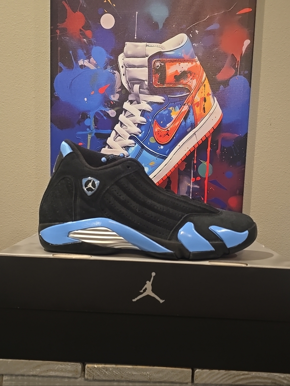Air Jordan 14 Retro 2026 Black University Blue